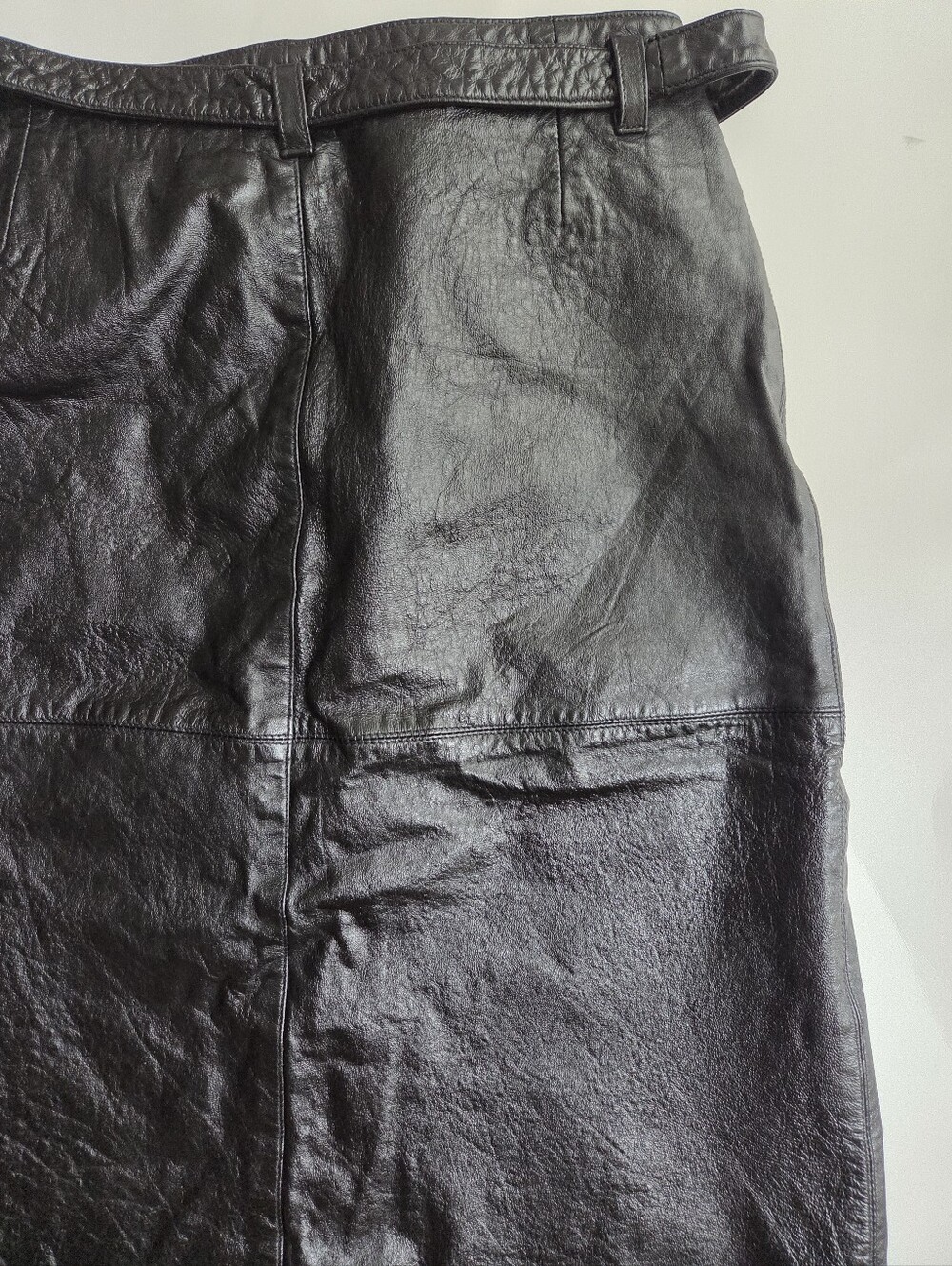 Vintage DKNY | Leather Utility Skirt - Picture 12 of 15
